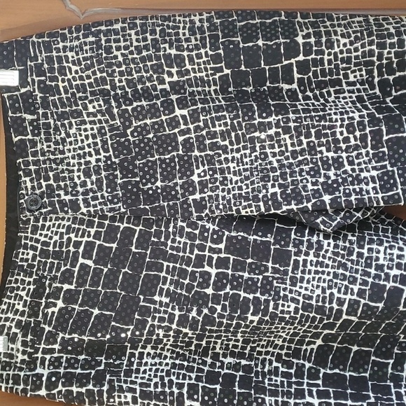 MESMERIZE WOMEN'S‎ BLING SLACKS. BLACK/WHITE WITH SEQUINS. SIZE 12. - Picture 2 of 8